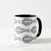 Biologisch ingenieur Grijze Vis Mok (Voorkant rechts)