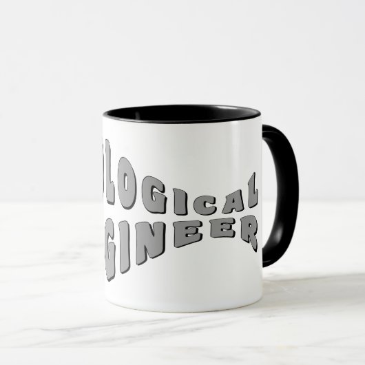 Biologisch ingenieur Grijze Vis Mok (Voorkant rechts)