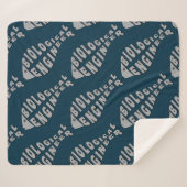 Biologisch ingenieur Grijze Vis Sherpa Deken (Voorkant (horizontaal))