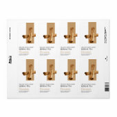 Biologisch Kaneel Kruidenthee Zakelijk Etiket (Full Sheet)