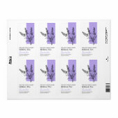 Biologisch Lavendel Kruidenthee Business Label (Full Sheet)