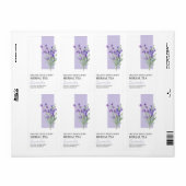 Biologisch Lavendel Kruidenthee Business Label (Full Sheet)
