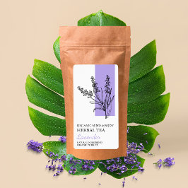 Biologisch Lavendel Kruidenthee Business Label