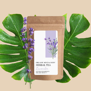 Biologisch Lavendel Kruidenthee Business Label