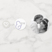 Biologisch minimalistisch natuurlijk trouwdesign B Confetti (Achterkanten)