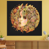 Biologisch plant canvas afdruk (Insitu (Woonkamer))