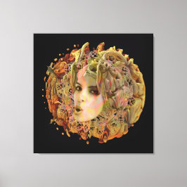 Biologisch plant canvas afdruk