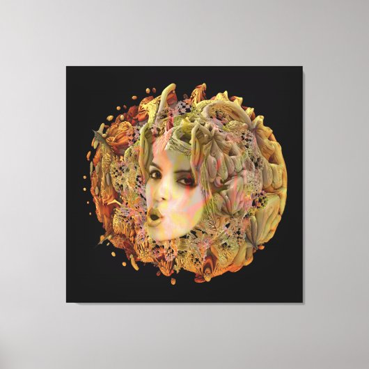 Biologisch plant canvas afdruk (Voorkant)