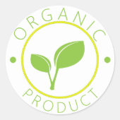 Biologisch product Sticker (Voorkant)