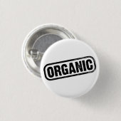 Biologisch Ronde Button 3,2 Cm (Voorkant /achterkant)