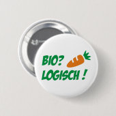 Biologisch Ronde Button 5,7 Cm (Voorkant /achterkant)
