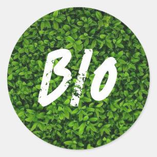 Biologisch Ronde Sticker
