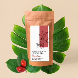 Biologisch Rozenschip Kruidenthee Business Label