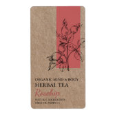 Biologisch Rozenschip Kruidenthee Kraft Business L Etiket (Voorkant)