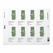 Biologisch Salie Kruidenthee Business Label (Full Sheet)