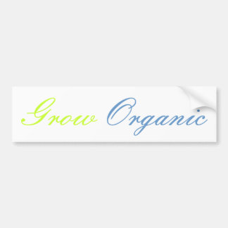 Biologisch telen bumpersticker