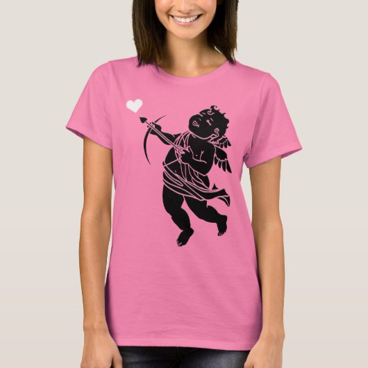 Biologisch Valentijns T-shirt Cupid Love T-shirts (Voorkant)