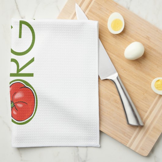 Biologisch voedsel theedoek (Quarter Fold)