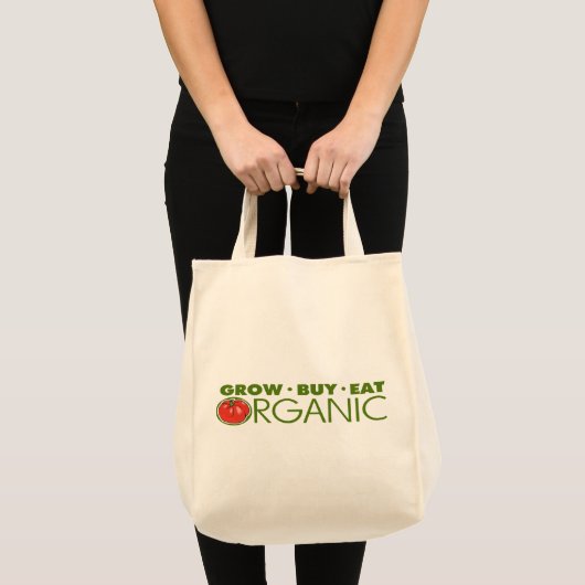 Biologisch voedsel tote bag (Voorkant (product))