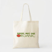 Biologisch voedsel tote bag (Voorkant)