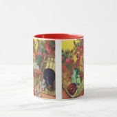 Biologisch voedsel, tuingroenten, bloeiende bloeme mok (Midden)