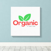 biologische aanplant canvas afdruk (Insitu (Houten vloer))