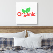 biologische aanplant canvas afdruk (Insitu (Slaapkamer))