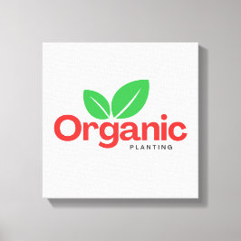 biologische aanplant canvas afdruk