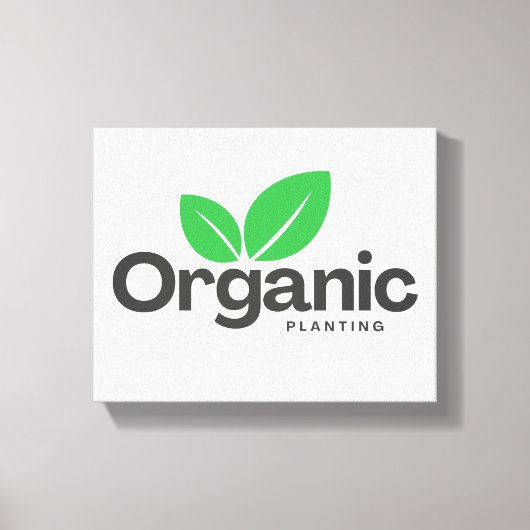 biologische aanplant canvas afdruk (Voorkant)