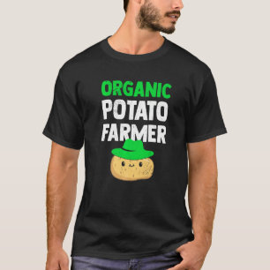 Biologische aardappelteelt Enthusiast Farmer L T-shirt