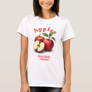 Biologische appels Boerderij Vers lokaal geteeld T T-shirt