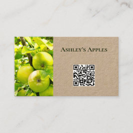 Biologische Apple Orchard Boerderij Shop Boerenmar Visitekaartje