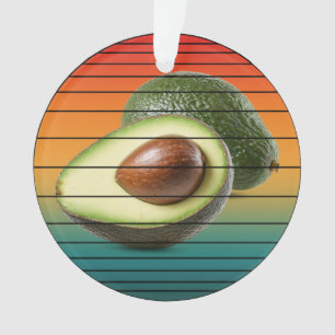 Biologische avocado fruit vegetarisch eten ornament