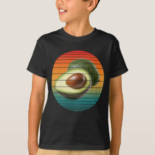 Biologische avocado vruchten vegetarisch eten t-shirt