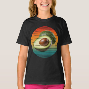 Biologische avocado vruchten vegetarisch eten t-shirt