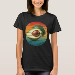 Biologische avocado vruchten vegetarisch eten t-shirt