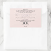 Biologische Bedrijfs Schoonheidsproduct Ingrediënt Rechthoekige Sticker (Tas)