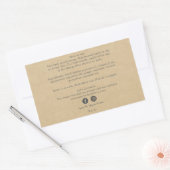 Biologische Bedrijfs Schoonheidsproducten Ingredië Rechthoekige Sticker (Envelop)