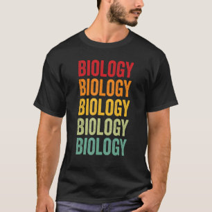 Biologische biologie Hobbyist Rainbow Design T-shirt
