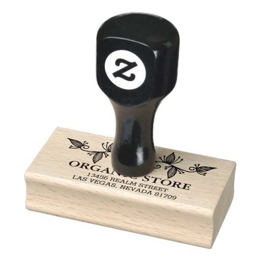 Biologische bladeren rubberstempel (Stempel)