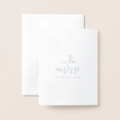 Biologische Bloemen Folie Groet Folie Kaarten (Met envelop)