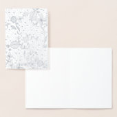 Biologische Bloemen Moederdag Groet Folie Kaarten (Display)