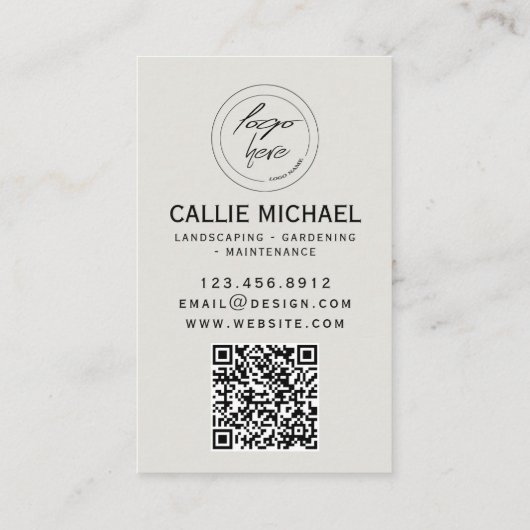 Biologische Bloemen Vormen Goudfolie Visitekaartje (Achterkant)