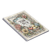 Biologische boerderij verse vruchten en groenten   notitieboek (Rechterzijde)