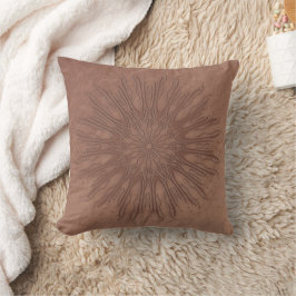 Biologische BOHO Lifestyle Sunburst Mandala Kussen