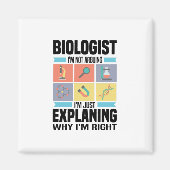 Biologische cadeaus | Biologen Leerleraar Wetensch Magneet (Voorkant)