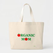 Biologische Cartoon tomaten groenten en fruit Grote Tote Bag (Voorkant)