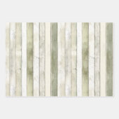 Biologische Cream Tan Kerst Ornamenten Inpakpapier Vel (Voorkant 3)