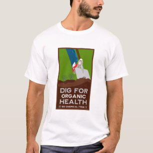 biologische eco-landbouw t-shirt