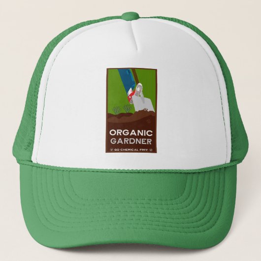 biologische eco-landbouw trucker pet (Voorkant)